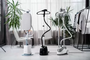 Відпарювач Ardesto вертикальний IR-S26, 1800Вт, 2600мл, вішалка, нерж. сталь, білий+сірий