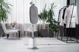 Відпарювач Ardesto вертикальний IR-S26, 1800Вт, 2600мл, вішалка, нерж. сталь, білий+сірий