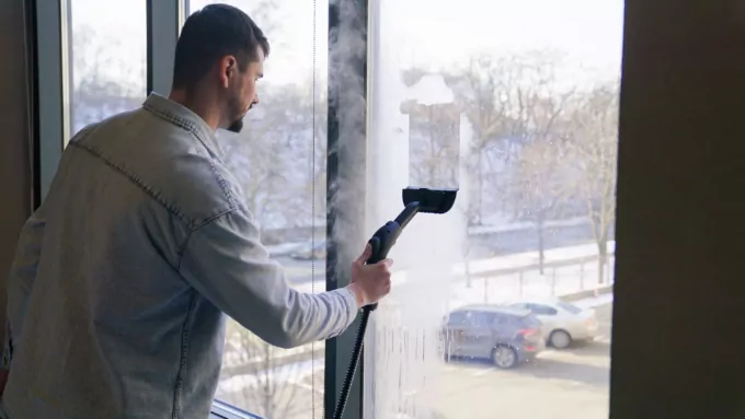 Ardesto steam cleaner, 2000W, 1500ml, 4Bar, white+blue