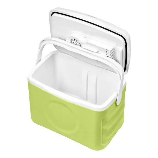 Холодильник дорожный ARDESTO, 2в1, 21л, 220/12В, нагрев 55°C, охлаждение 18-20°C, USB-порт, 4.3кг, светло-зеленый