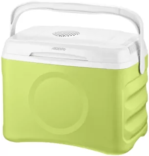 Холодильник дорожный ARDESTO, 2в1, 21л, 220/12В, нагрев 55°C, охлаждение 18-20°C, USB-порт, 4.3кг, светло-зеленый