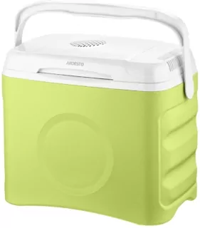 Холодильник дорожный ARDESTO, 2в1, 25л, 220/12В, нагрев 55°C, охлаждение 18-20°C, USB-порт, 4.8кг, светло-зеленый