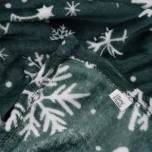 Плед Ardesto Christmas Flannel 160х200см, 100% полиэстер, елки