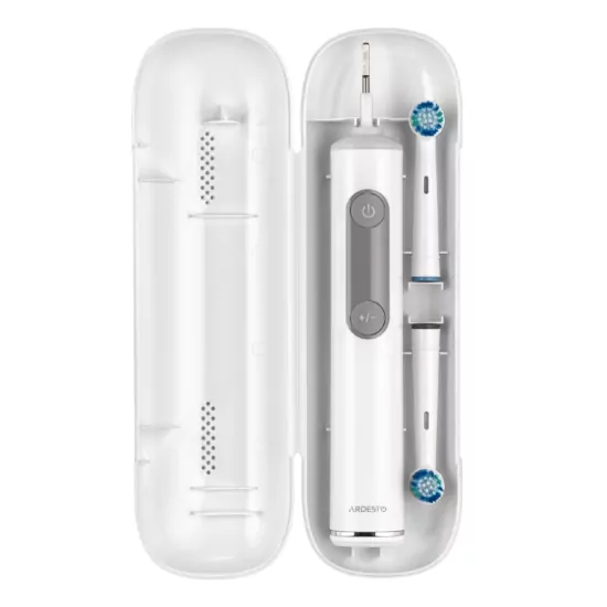Щітка зубна електр. Ardesto, ETB-I114W, 10т. колив/хв, насадок-3, IPX7, білий