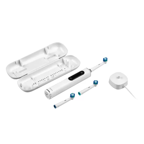 Щітка зубна електр. ARDESTO, ETB-ID114W, 10т. колив/хв, насадок-3, з дісплеєм, IPX7, білий