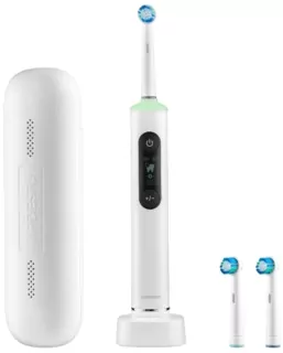 Щітка зубна електр. Ardesto, ETB-ID114W, 10т. колив/хв, насадок-3, з дісплеєм, IPX7, білий