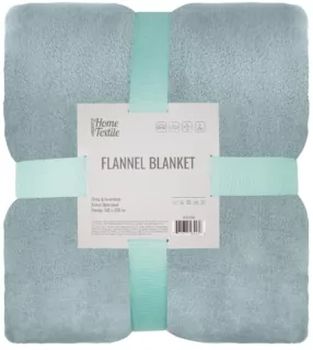 Плед ARDESTO Flannel 160х200см, 100% поліестер, бірюзовий