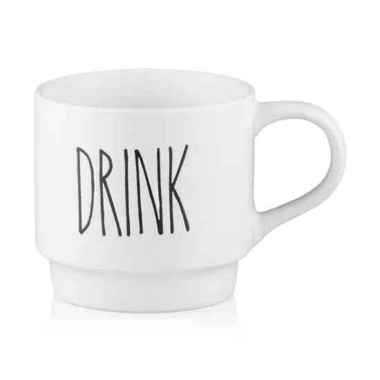 Набор чашек на подставке ARDESTO, 4шт., 320мл, керамика, металл, белый