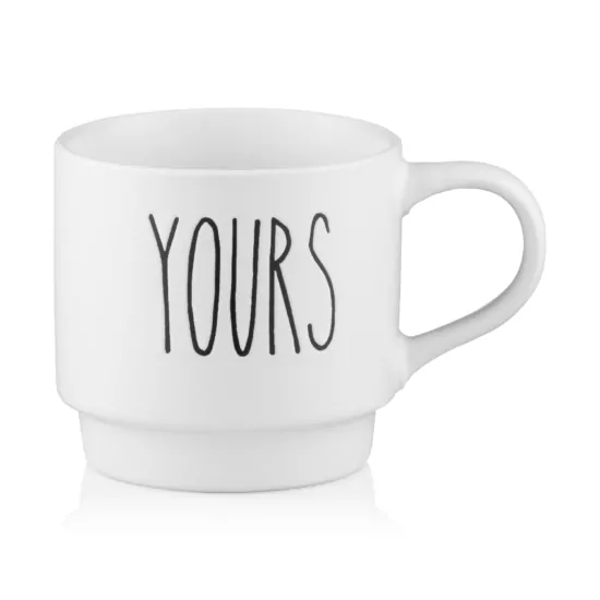 Набор чашек на подставке ARDESTO, 4шт., 320мл, керамика, металл, белый