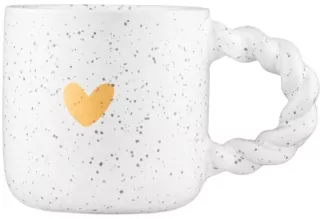 Mug ARDESTO My heart, 300ml, ceramic, light gray