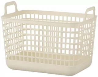 Корзина для хранения ARDESTO 33×22.5×25.2см, 12.5л, пластик PP, бежевый