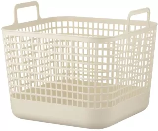 Корзина для хранения ARDESTO 39x37x34.5см, 34л, пластик PP, бежевый