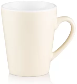 Mug ARDESTO Mario, 240ml, ceramics, beige, white