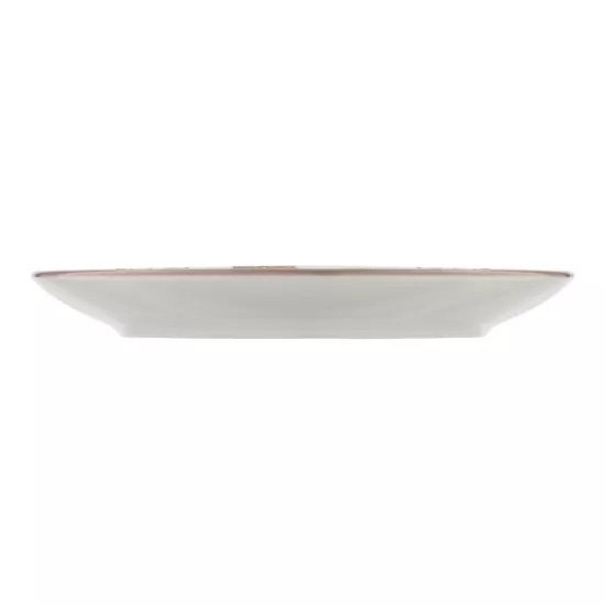 Тарілка десертна ARDESTO Ravenna, 19см, порцеляна, біло-бежевий