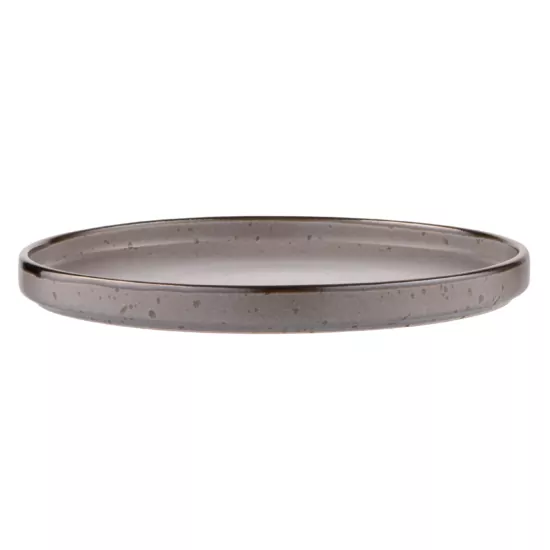 Тарілка десертна ARDESTO Fasano, 19.6см, кераміка, сіро-коричневий