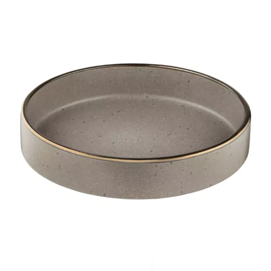 Тарілка супова ARDESTO Fasano, 850мл, 20см, кераміка, сіро-коричневий