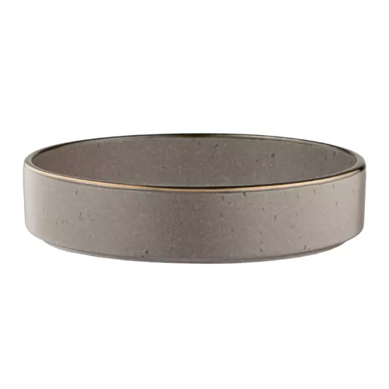 Тарілка супова ARDESTO Fasano, 850мл, 20см, кераміка, сіро-коричневий