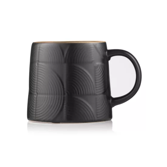 Чашка ARDESTO Dafne, 420мл, кераміка, чорний