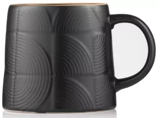 Mug ARDESTO Dafne, 420ml, ceramic, black