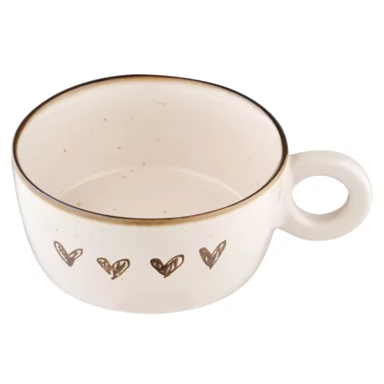 Soup mug ARDESTO Happy 550ml, ceramic