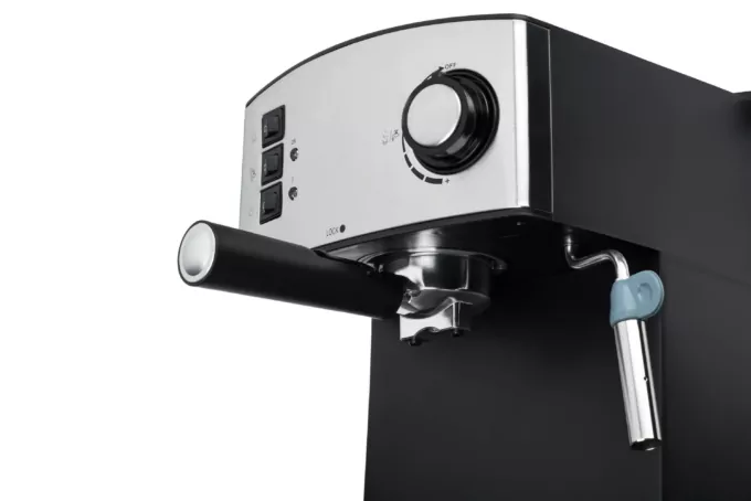 Coffee maker ARDESTO carob Steel Collection 1.6l, ground, hand capuchino maker, silver-black