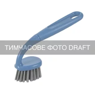 Щітка для миття посуду ARDESTO Easy 18.5х4.3×6.5см, пластик, блакитний