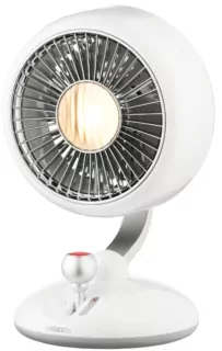 Table fan ARDESTO AviaFan FT-F3600W desktop, 12cm, rechargeable, backlight, USB-A Type-C, white