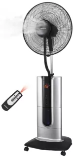 Floor fan ARDESTO FNM-X2S 47см, 100Вт, remote control, display, humidification, black-grey