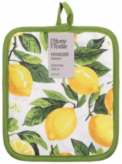 Прихватка ARDESTO Sicilian lemons 18х20см, 100% полиэстер, зеленый