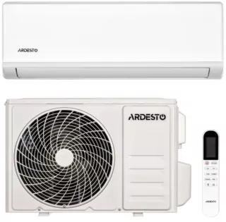 Кондиціонер ARDESTO CoolAir 25м2 on/off 9000BTU 2.5кВт A/A -7°С Wi-Fi R32 білий