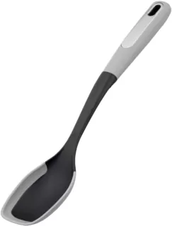 Spoon ARDESTO Gemini 34cm, plastic, silicone, grey, black