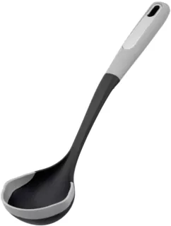 Ladle ARDESTO Gemini, 34cm, plastic, silicone, grey, black