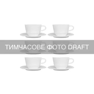 Сервіз кавовий ARDESTO Ancona, 12 предметів, 100мл, порцеляна, білий