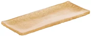 Блюдо ARDESTO Golden ice 30.5х12.5см, скло, прямокутна, золотистий